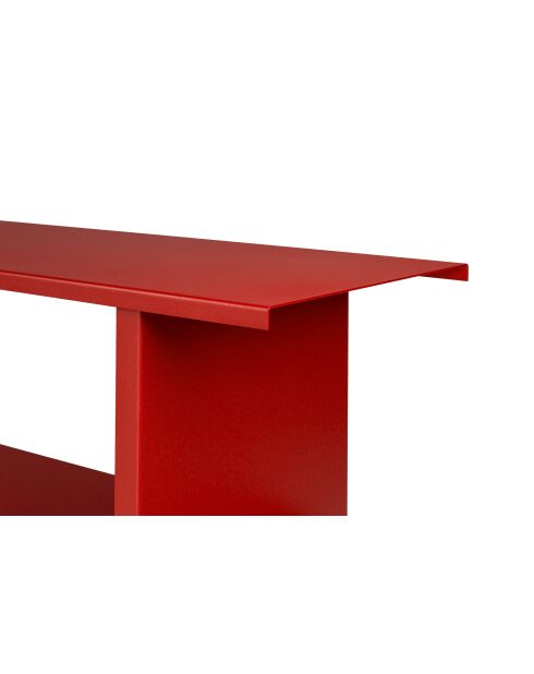Hes Bücherregal tomatenrot - 156x120x37 cm