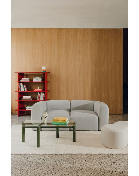 Hes Bücherregal tomatenrot - 156x120x37 cm