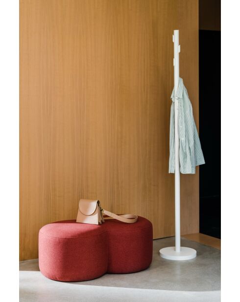 Umbo mohnroter Hocker - 36,5 x 88 x 50 cm