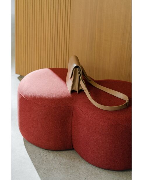 Umbo mohnroter Hocker - 36,5 x 88 x 50 cm