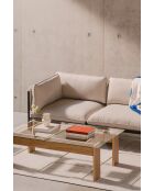 Tavolino da caffè Naiko in rovere - 40x132x86 cm