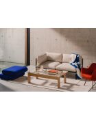Tavolino da caffè Naiko in rovere - 40x132x86 cm