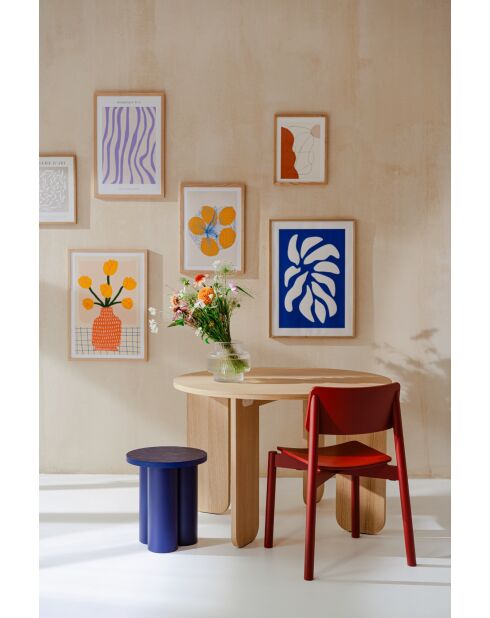 Table à manger Dany chêne - 73x110x110 cm