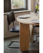 Table à manger Dany chêne - 73x110x110 cm