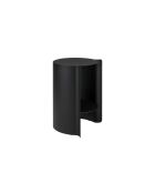 Table d'appoint Wa volcan noir - 50x32x32 cm
