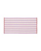 Asciugamano da bagno in cotone Gobo lilla pastello/strisce larghe - 140x70 cm