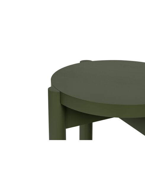 Tabouret Hopp vert forêt - 45x34x34 cm
