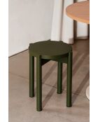 Tabouret Hopp vert forêt - 45x34x34 cm