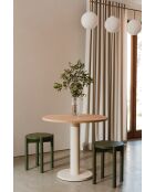Tabouret Hopp vert forêt - 45x34x34 cm