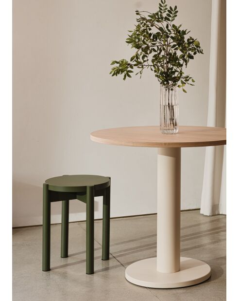 Tabouret Hopp vert forêt - 45x34x34 cm