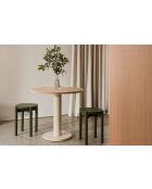 Tabouret Hopp vert forêt - 45x34x34 cm