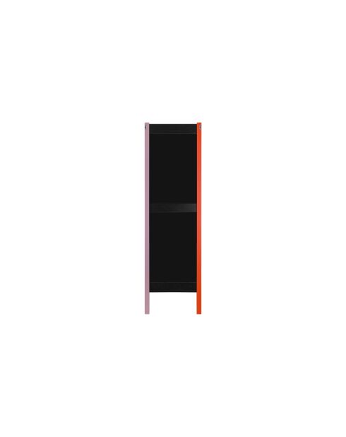 Miroir sur pied Lun écorce d'orange et violette pâle - 166x49x4 cm
