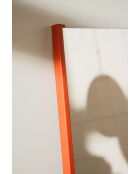 Miroir sur pied Lun écorce d'orange et violette pâle - 166x49x4 cm