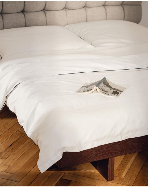 Lenzuolo con angoli in cotone Oba bianco classico