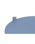 Tavolino Ande blu satinato - 57x40x41 cm