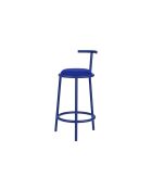 Sgabello da bar Hogo blueberry pie - 86x43x46 cm