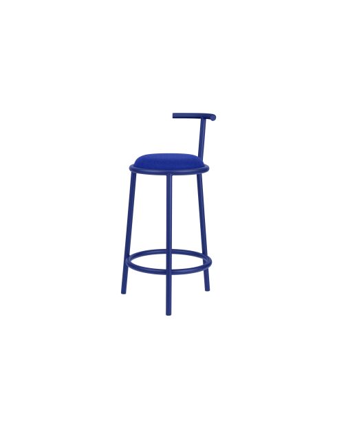 Sgabello da bar Hogo blueberry pie - 86x43x46 cm
