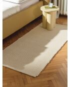 Tappeto Talo in lana beige naturale - 240x170 cm