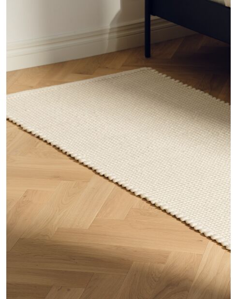 Tappeto Talo in lana beige naturale - 240x170 cm