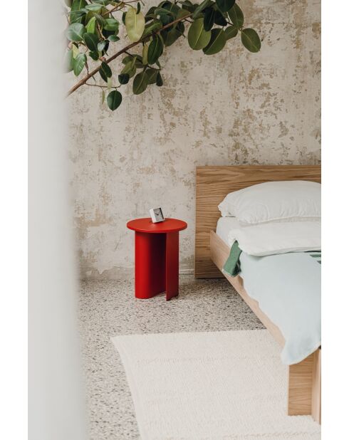 Tavolino Sato rosso pomodoro - 42,5x35x35 cm