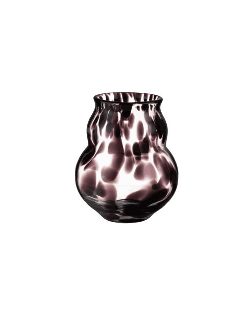 Vase Dam noir - 22x18x18 cm