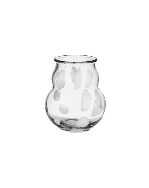 Vase Dam blanc- 22x18x18 cm