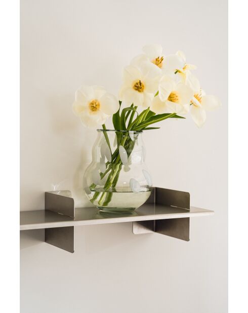Vase Dam blanc- 22x18x18 cm
