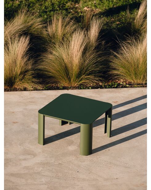 Fli Outdoor-Couchtisch waldgrün - 38x65x65 cm