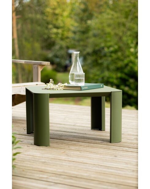 Fli Outdoor-Couchtisch waldgrün - 38x65x65 cm