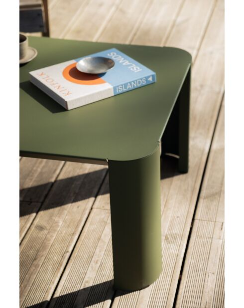 Fli Outdoor-Couchtisch waldgrün - 38x65x65 cm