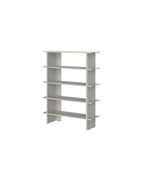 Bibliothèque Hes gris galet - 156x120x37 cm
