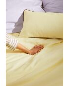 Housse de couette en coton Oba jaune soleil