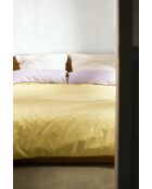 Housse de couette en coton Oba jaune soleil