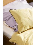 Housse de couette en coton Oba jaune soleil