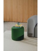 Otomana popular grande de color verde musgo - 40x40x40 cm