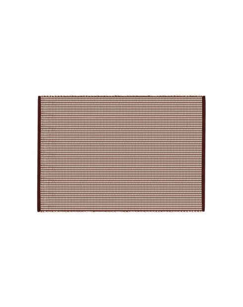 Tappeto Mavi in lana wine berry - 200x140 cm