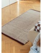 Tappeto Mavi in lana wine berry - 200x140 cm