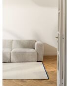 Tappeto in lana Lenu blu cobalto - 170x80 cm