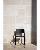 Chaise Kei volcan noir - 72.8x44.5x48 cm
