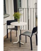 Chaise Kei volcan noir - 72.8x44.5x48 cm