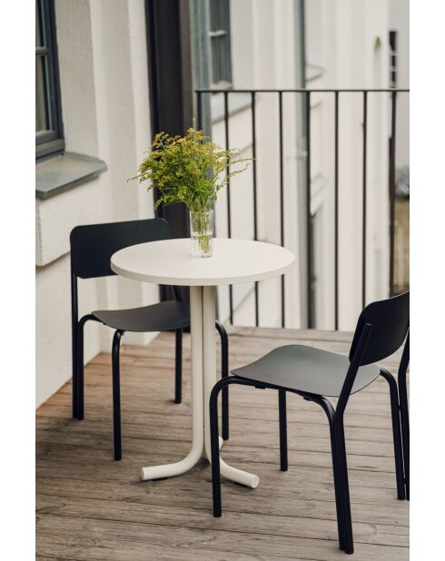 Chaise Kei volcan noir - 72.8x44.5x48 cm