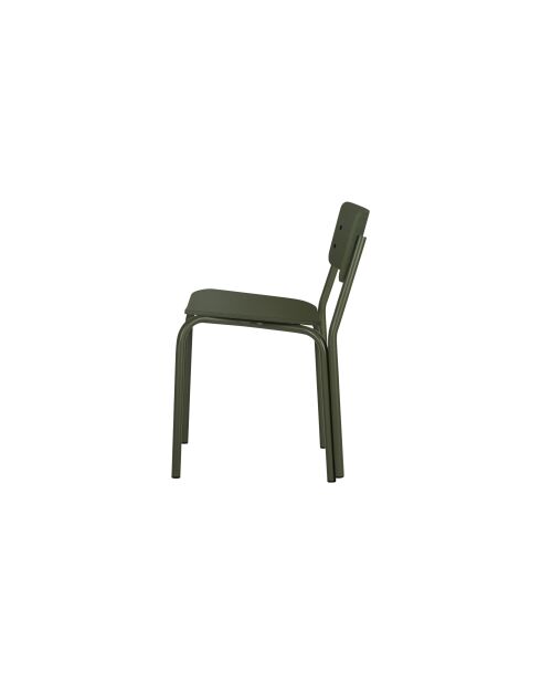 Chaise Kei vert forêt - 72.8x44.5x48 cm