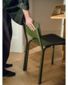 Chaise Kei vert forêt - 72.8x44.5x48 cm