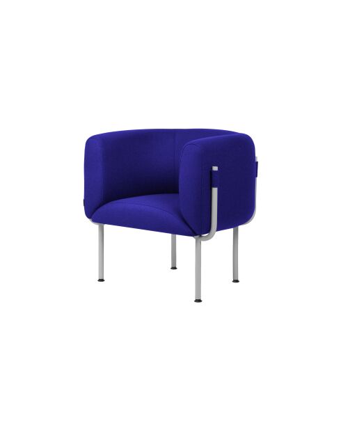 Fauteuil Ubi Mini laine de tarte aux myrtilles - 71.2x80x63 cm