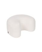 Puf Ü con hebilla beige nube - 30,5x60x50 cm