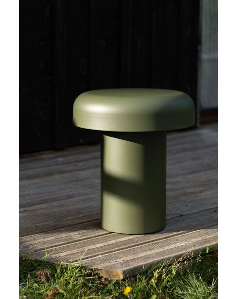 Table d'appoint d'extérieur Miko vert forêt - 46x40x40 cm
