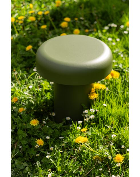 Table d'appoint d'extérieur Miko vert forêt - 46x40x40 cm
