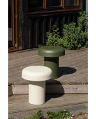 Table d'appoint d'extérieur Miko vert forêt - 46x40x40 cm
