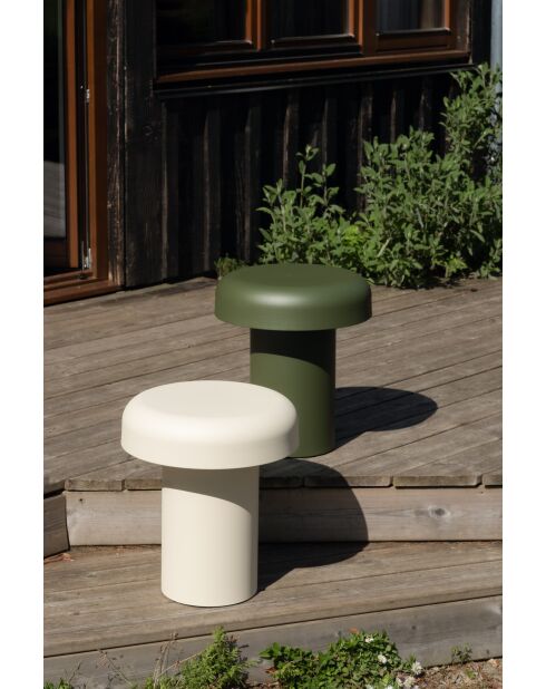 Table d'appoint d'extérieur Miko vert forêt - 46x40x40 cm