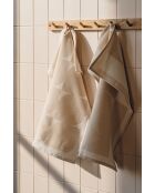 Abi-Geschirrtücher aus Baumwolle, Sand/Cremebeige, 63 x 50 cm, 2er-Set